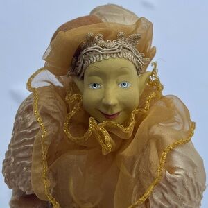 Charming Gold and Cream Magical Elf Figurine